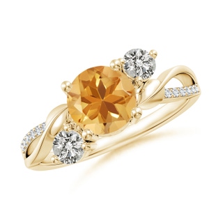 Round A Citrine