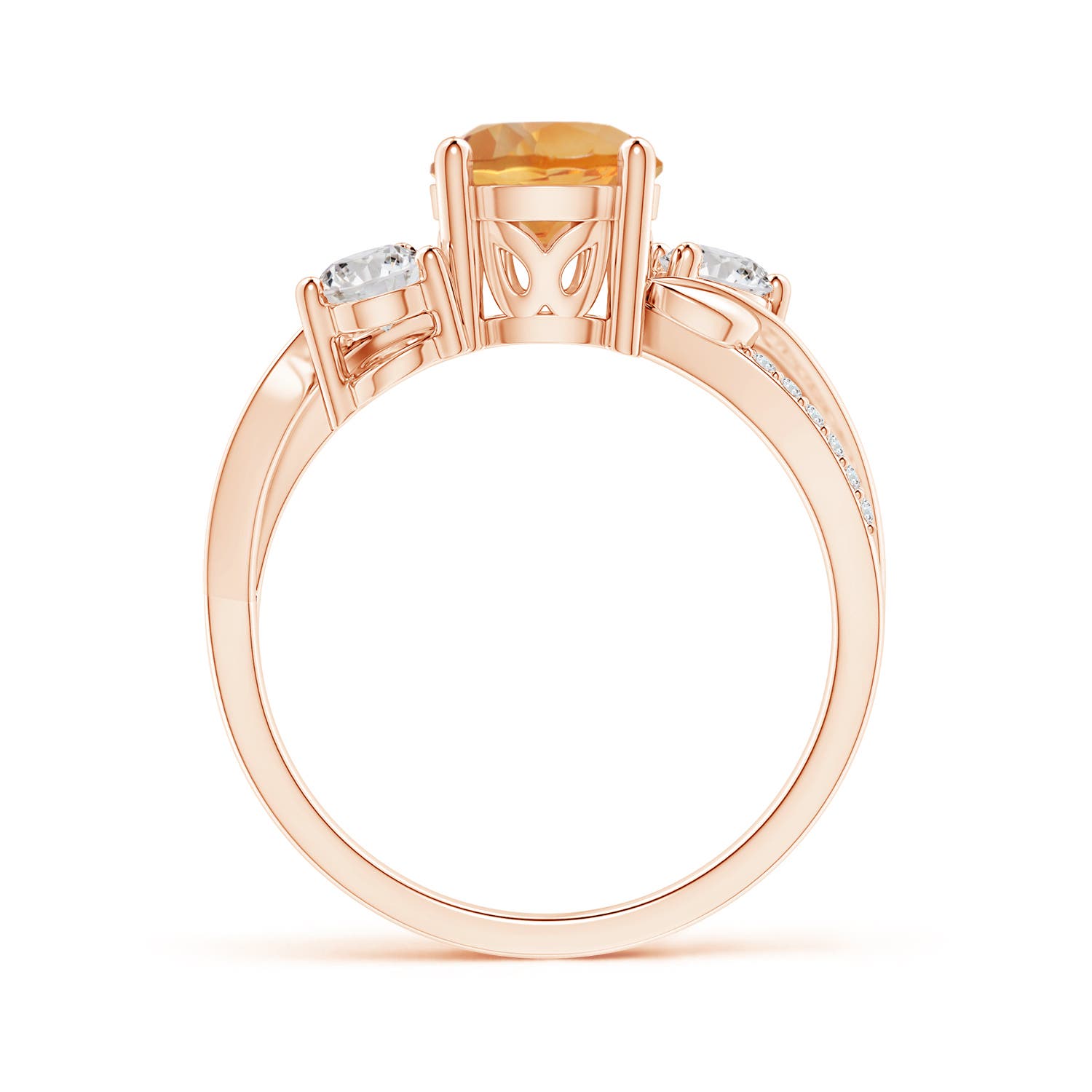 AA - Citrine / 1.63 CT / 14 KT Rose Gold