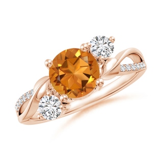 Round AAA Citrine