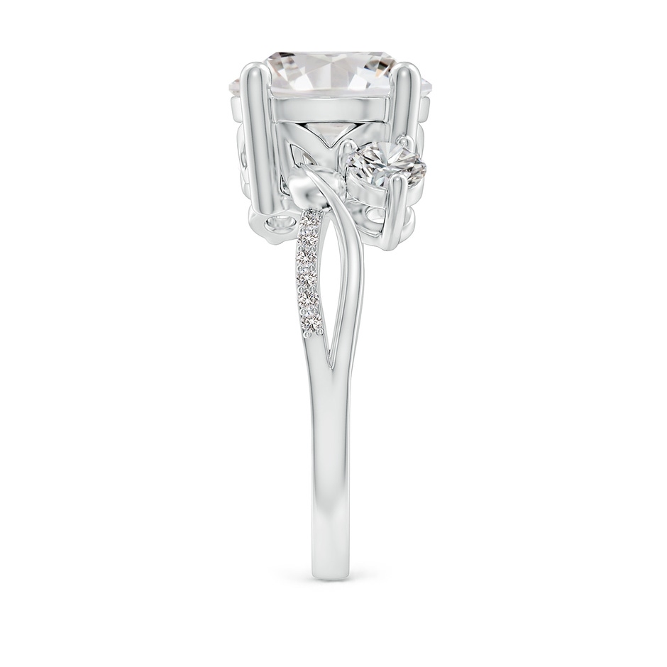 10.1mm IJI1I2 Three Stone Diamond Twisted Vine Ring in White Gold side 299