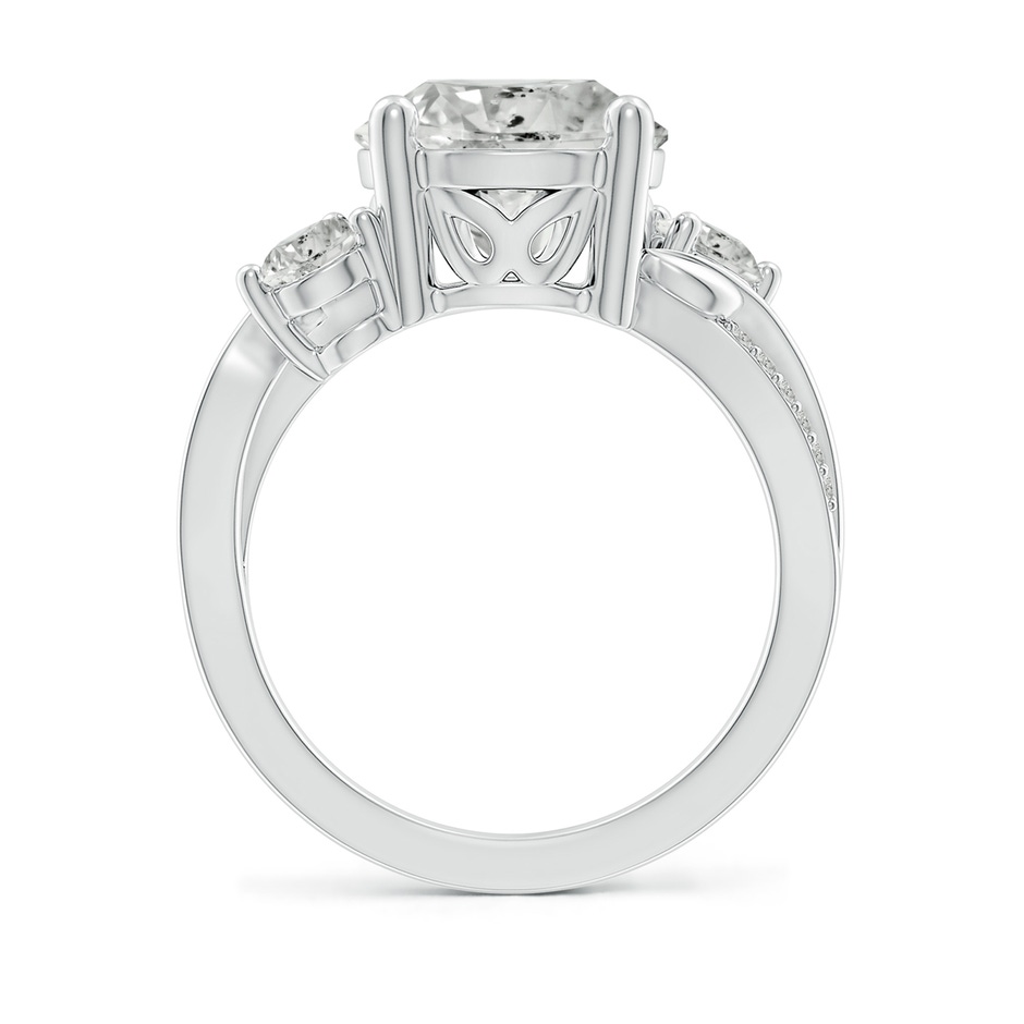 10.1mm KI3 Three Stone Diamond Twisted Vine Ring in P950 Platinum side 199