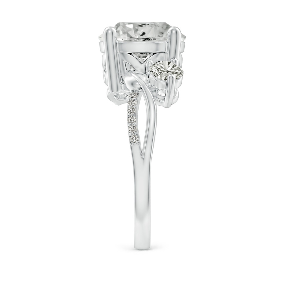 10.1mm KI3 Three Stone Diamond Twisted Vine Ring in P950 Platinum side 299
