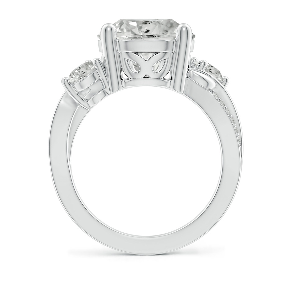 11.1mm KI3 Three Stone Diamond Twisted Vine Ring in P950 Platinum side 199
