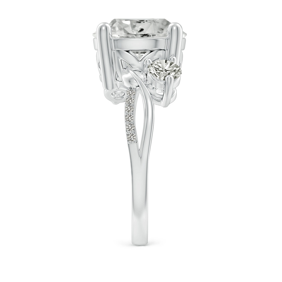 11.1mm KI3 Three Stone Diamond Twisted Vine Ring in P950 Platinum side 299