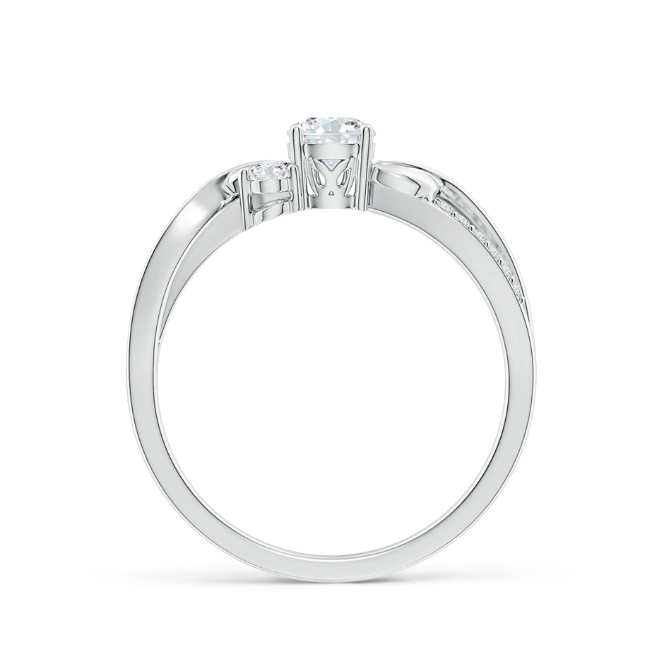 4.4mm GVS2 Three Stone Diamond Twisted Vine Ring in White Gold side 199
