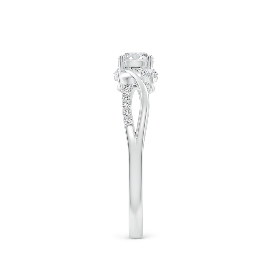 4.4mm HSI2 Three Stone Diamond Twisted Vine Ring in 9K White Gold side 299