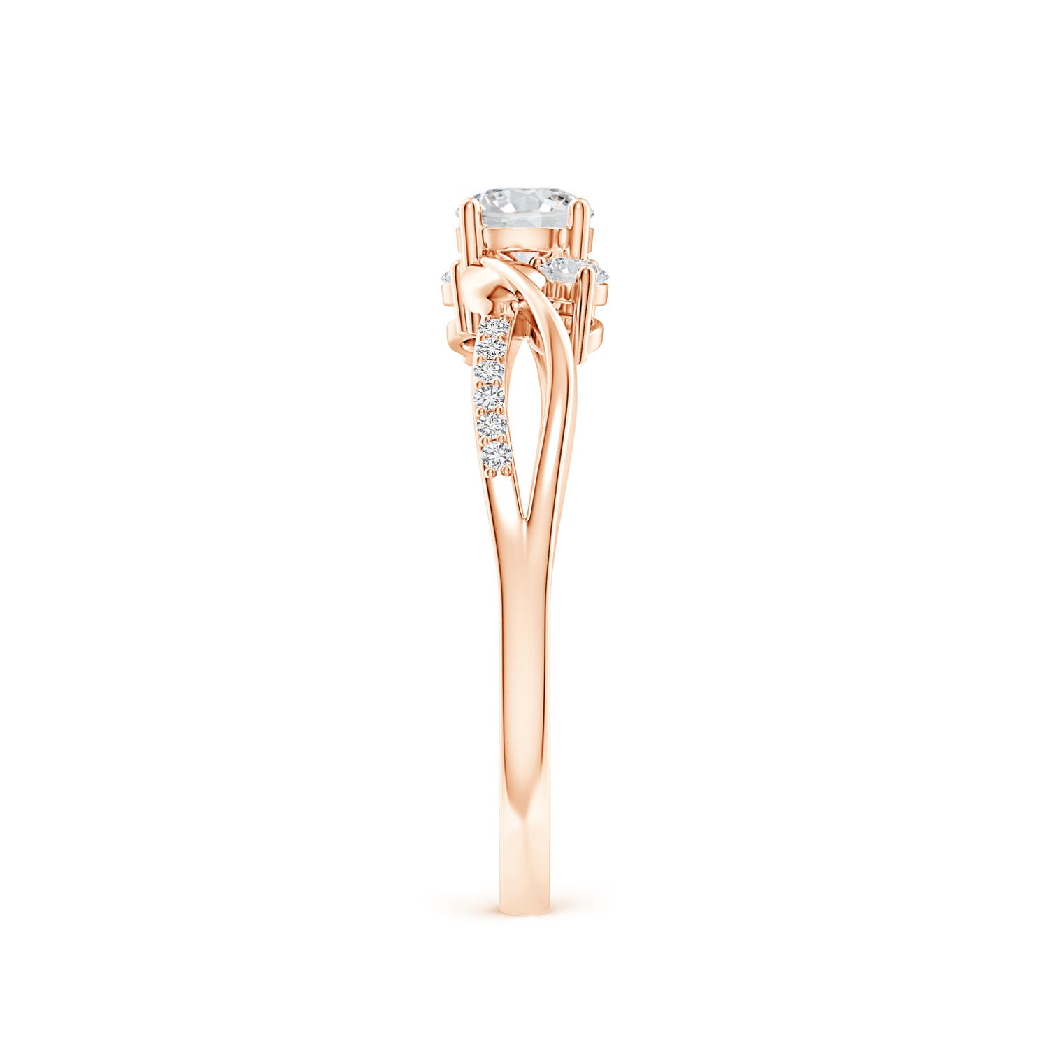 HSI2 / 0.49 CT / 14 KT Rose Gold