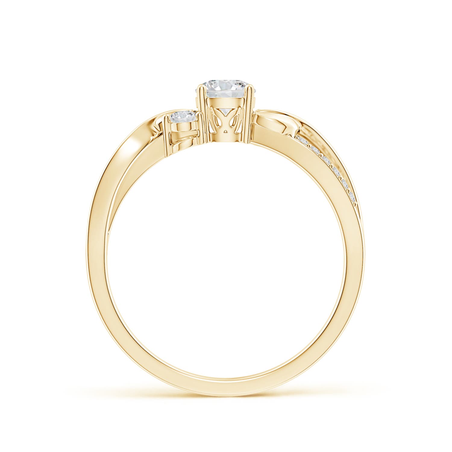 HSI2 / 0.49 CT / 14 KT Yellow Gold