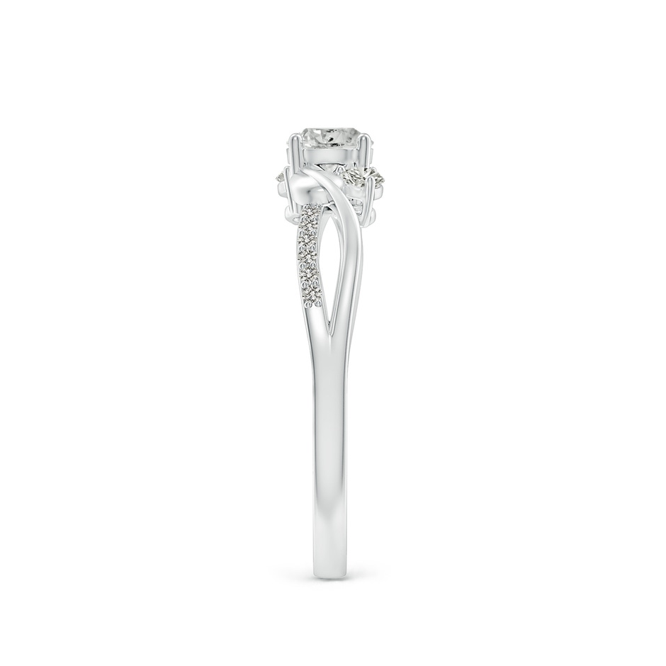 4.4mm KI3 Three Stone Diamond Twisted Vine Ring in 9K White Gold side 299