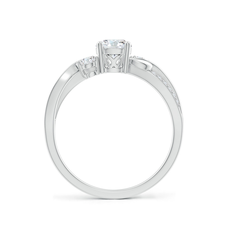 5.3mm GVS2 Three Stone Diamond Twisted Vine Ring in White Gold side 199