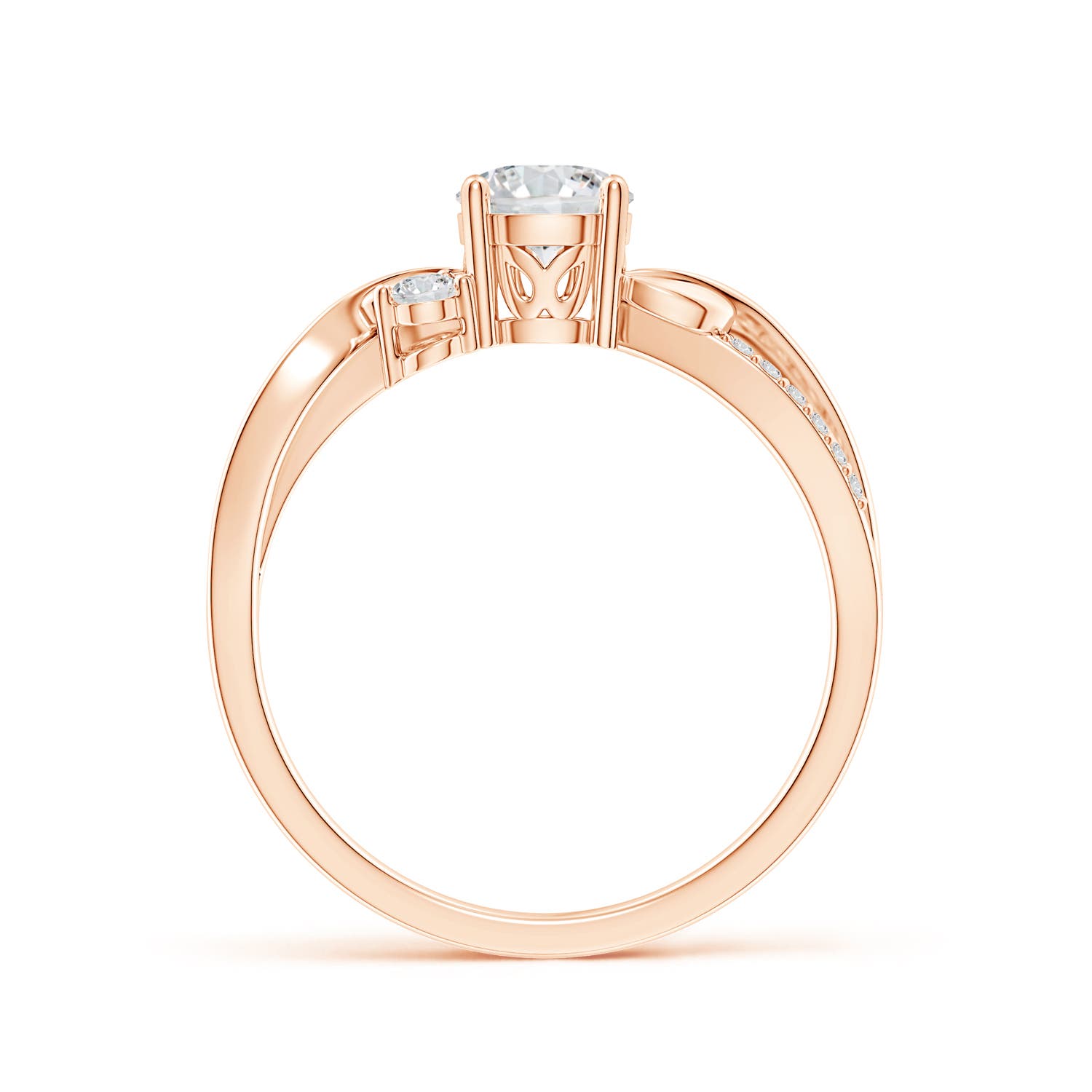 HSI2 / 0.74 CT / 14 KT Rose Gold