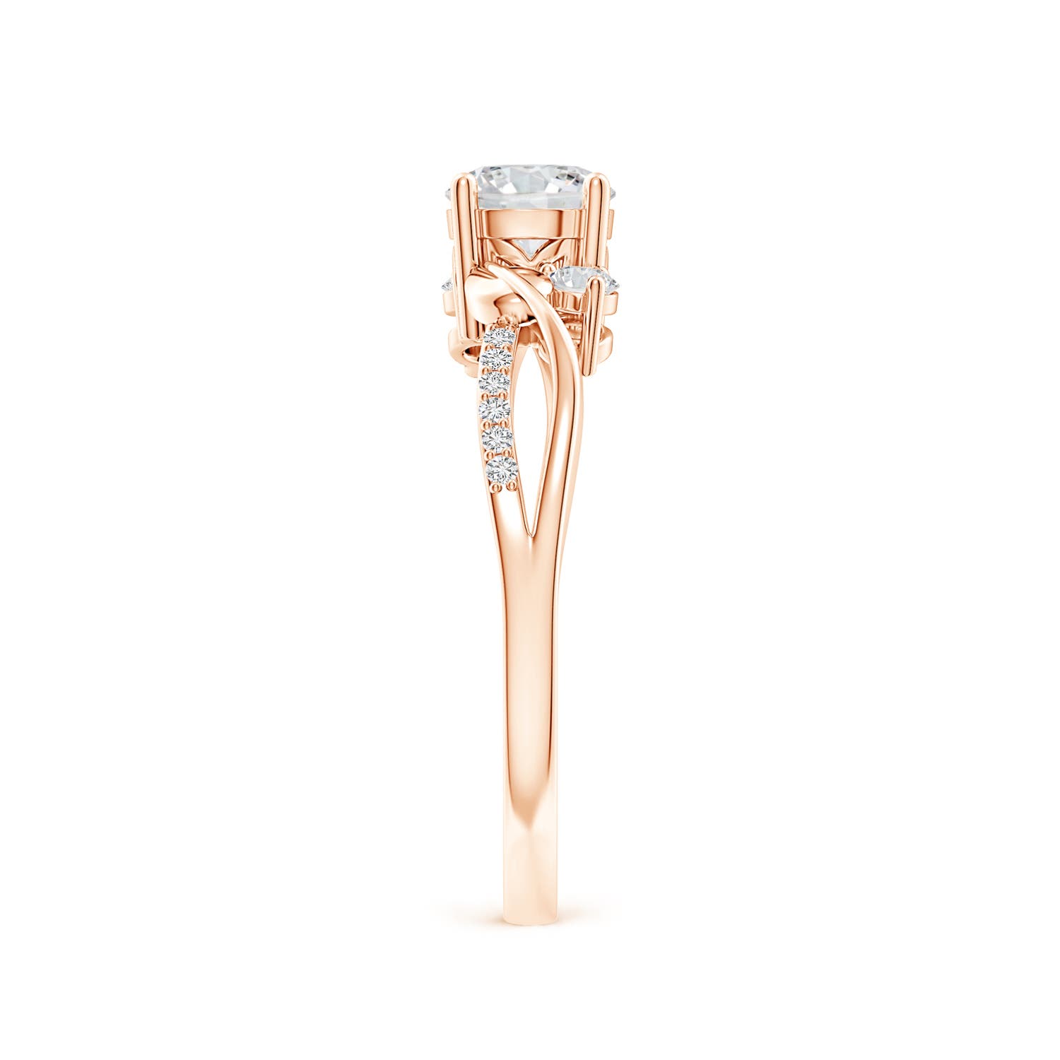 HSI2 / 0.74 CT / 14 KT Rose Gold