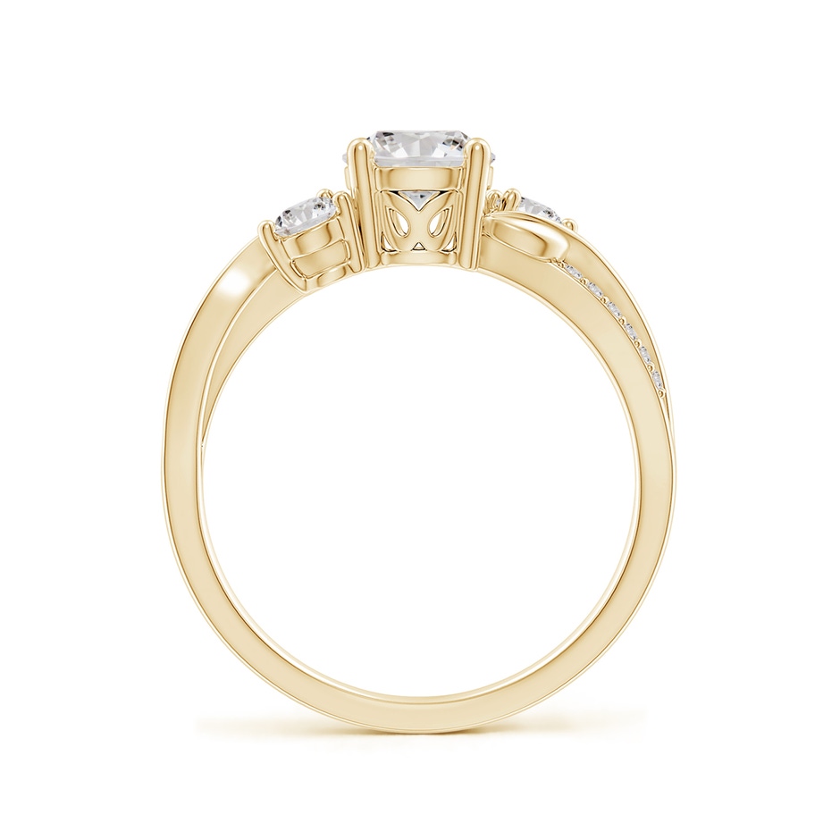 6mm IJI1I2 Three Stone Diamond Twisted Vine Ring in 18K Yellow Gold side 199