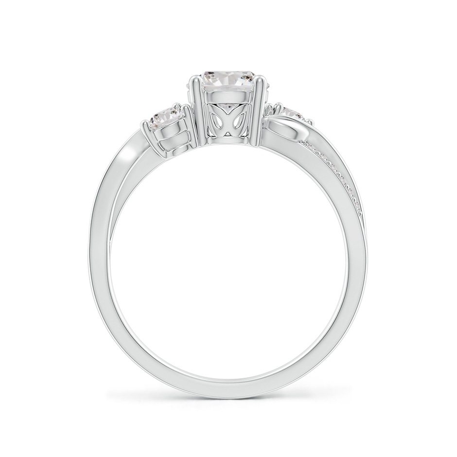 6mm IJI1I2 Three Stone Diamond Twisted Vine Ring in P950 Platinum side 199