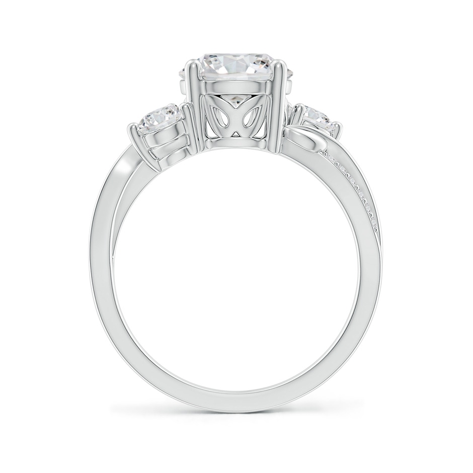 8mm HSI2 Three Stone Diamond Twisted Vine Ring in White Gold side 199