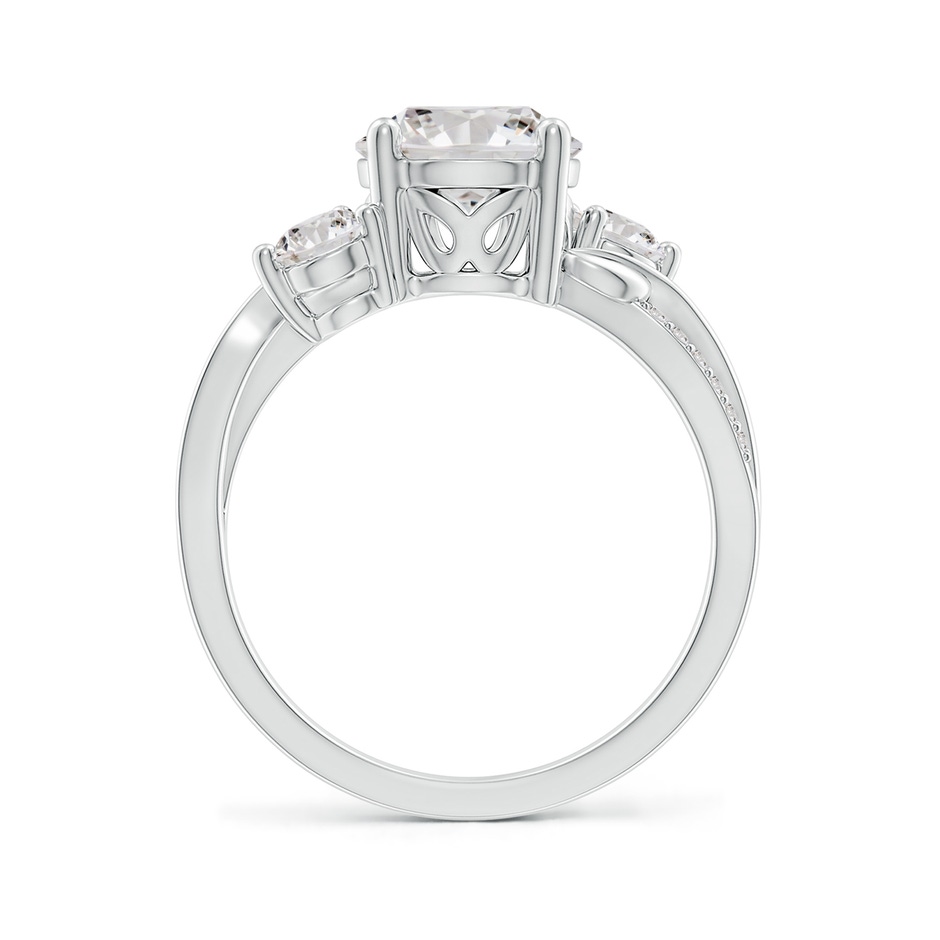 8mm IJI1I2 Three Stone Diamond Twisted Vine Ring in P950 Platinum side 199