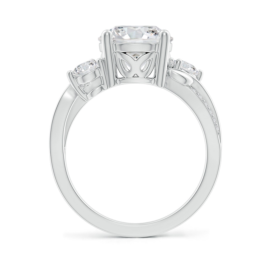 9.2mm HSI2 Three Stone Diamond Twisted Vine Ring in P950 Platinum side 199