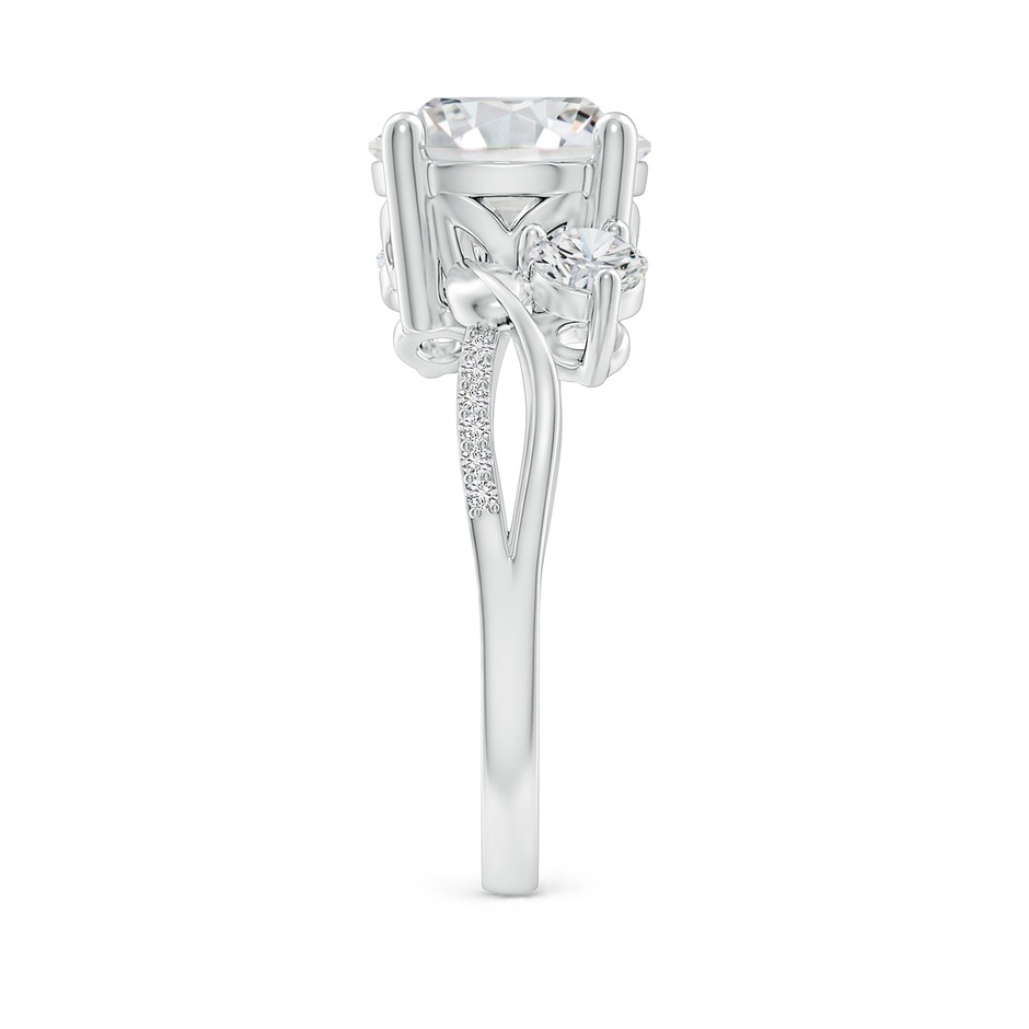 9.2mm HSI2 Three Stone Diamond Twisted Vine Ring in P950 Platinum side 299