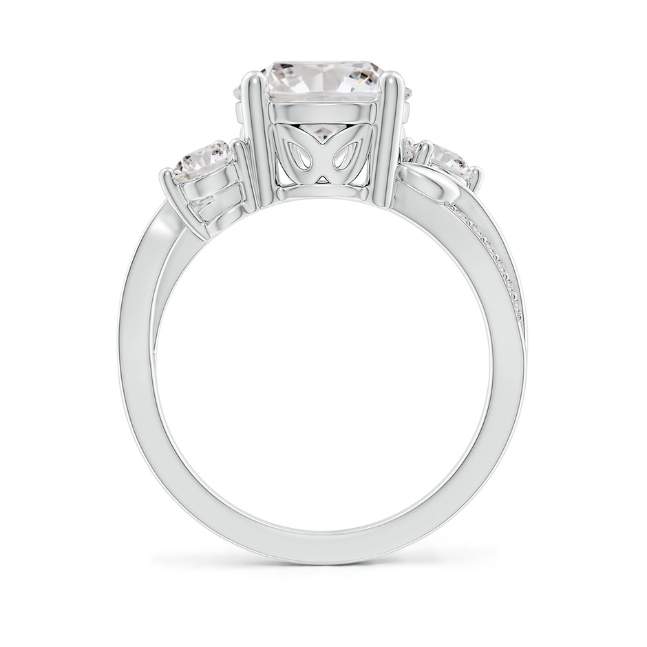 9.2mm IJI1I2 Three Stone Diamond Twisted Vine Ring in P950 Platinum side 199