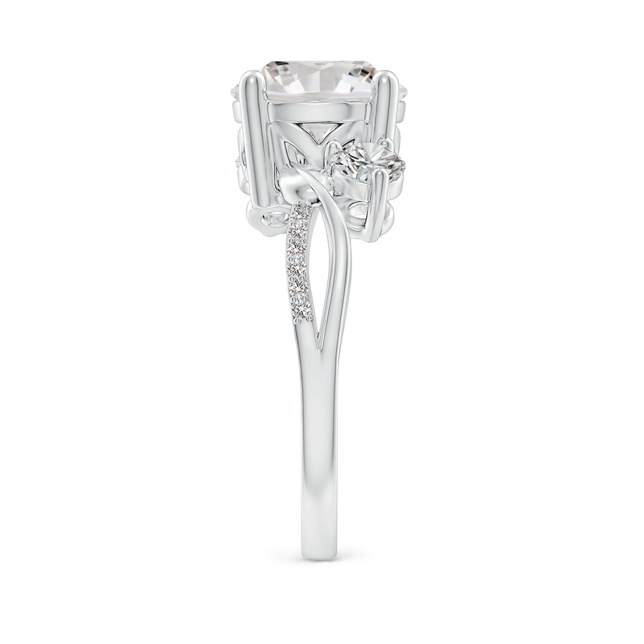 9.2mm IJI1I2 Three Stone Diamond Twisted Vine Ring in P950 Platinum side 299