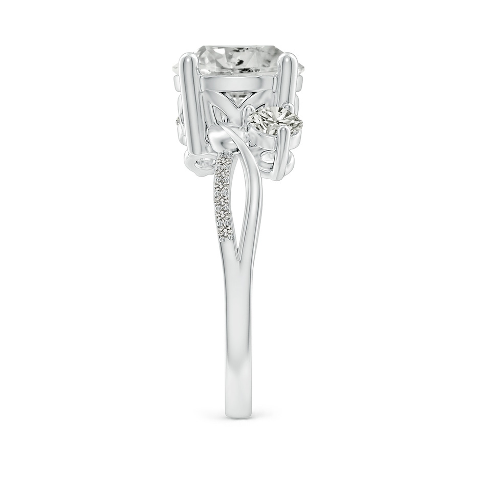 9.2mm KI3 Three Stone Diamond Twisted Vine Ring in P950 Platinum side 299