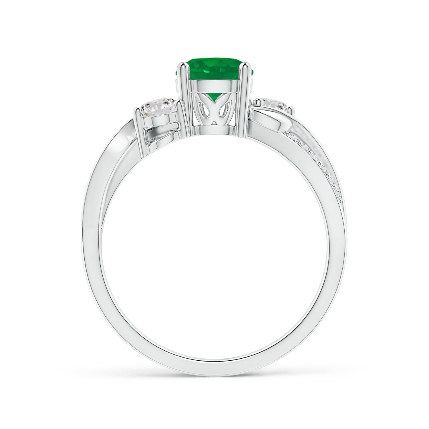 AA - Emerald / 1.02 CT / 14 KT White Gold