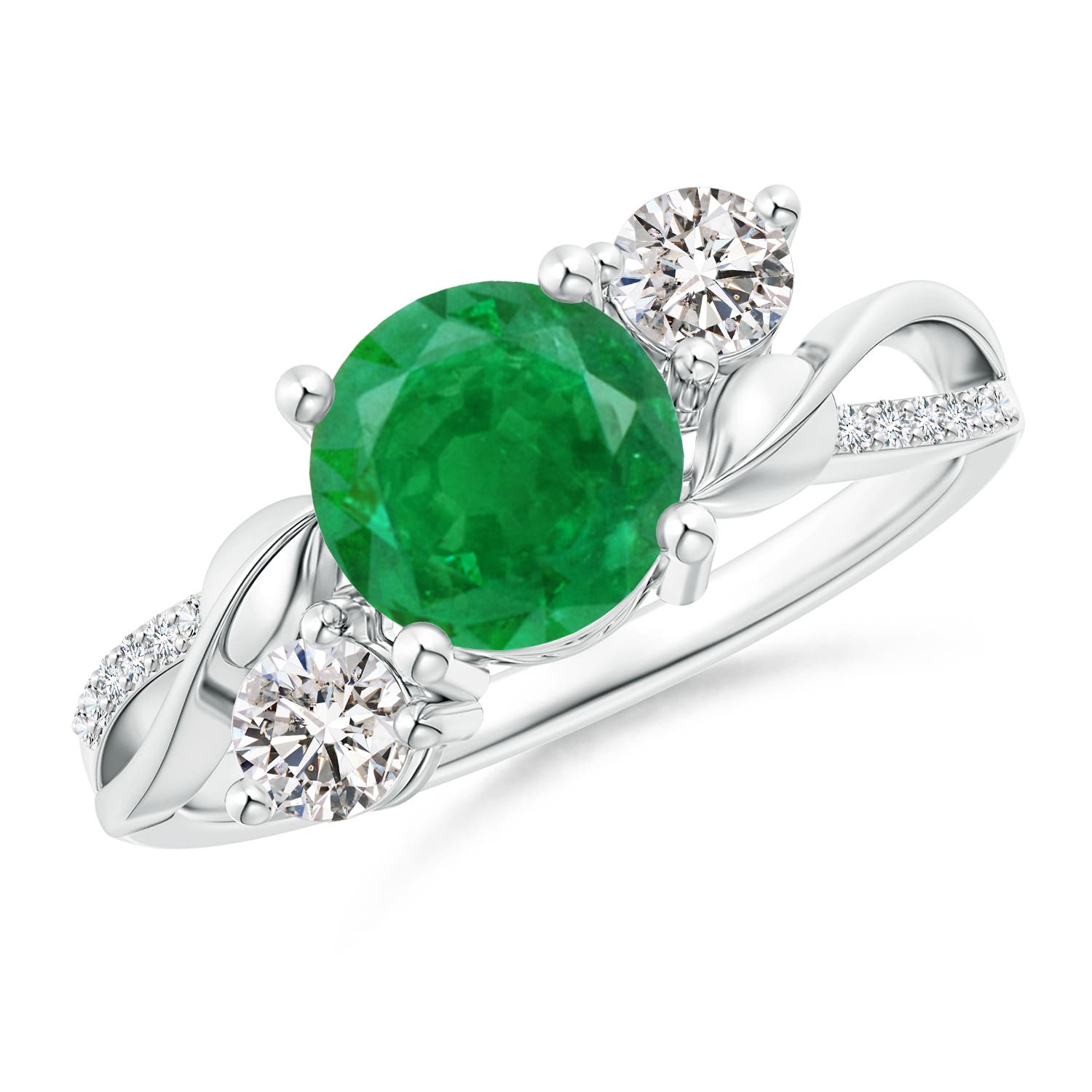 AA - Emerald / 1.58 CT / 14 KT White Gold