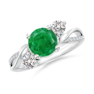Round AA Emerald