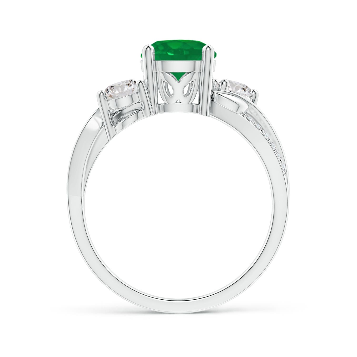 AA - Emerald / 1.58 CT / 14 KT White Gold