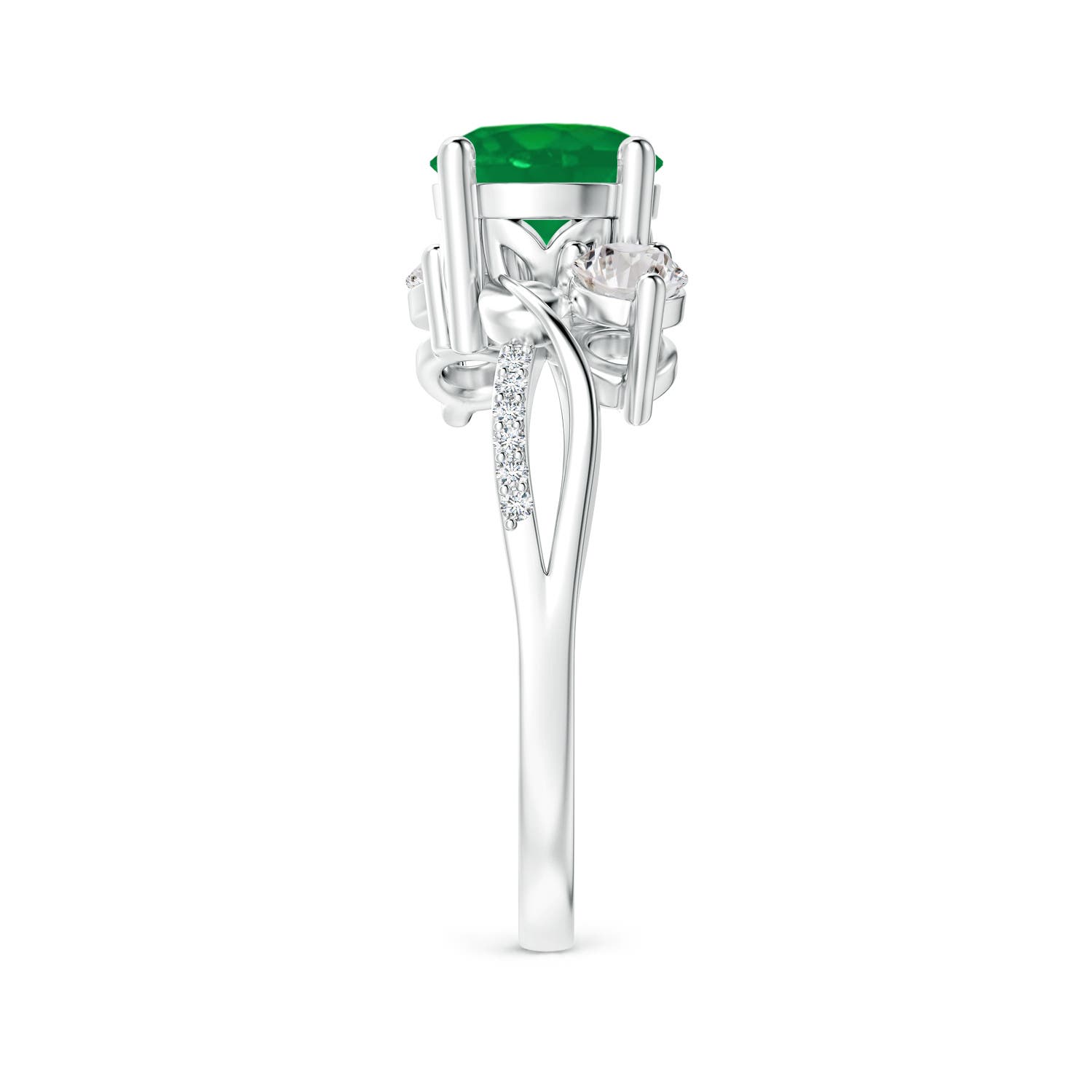 AA - Emerald / 1.58 CT / 14 KT White Gold