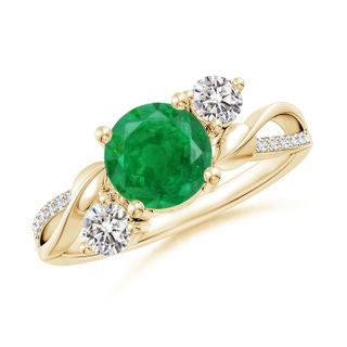 Round AA Emerald