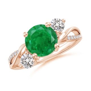 Round AA Emerald