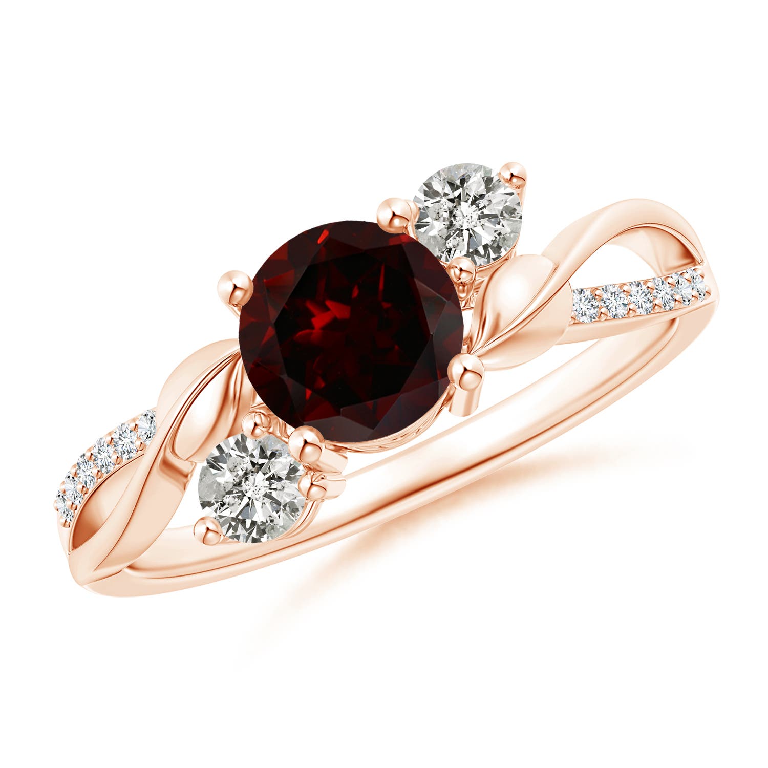 A - Garnet / 1.27 CT / 14 KT Rose Gold