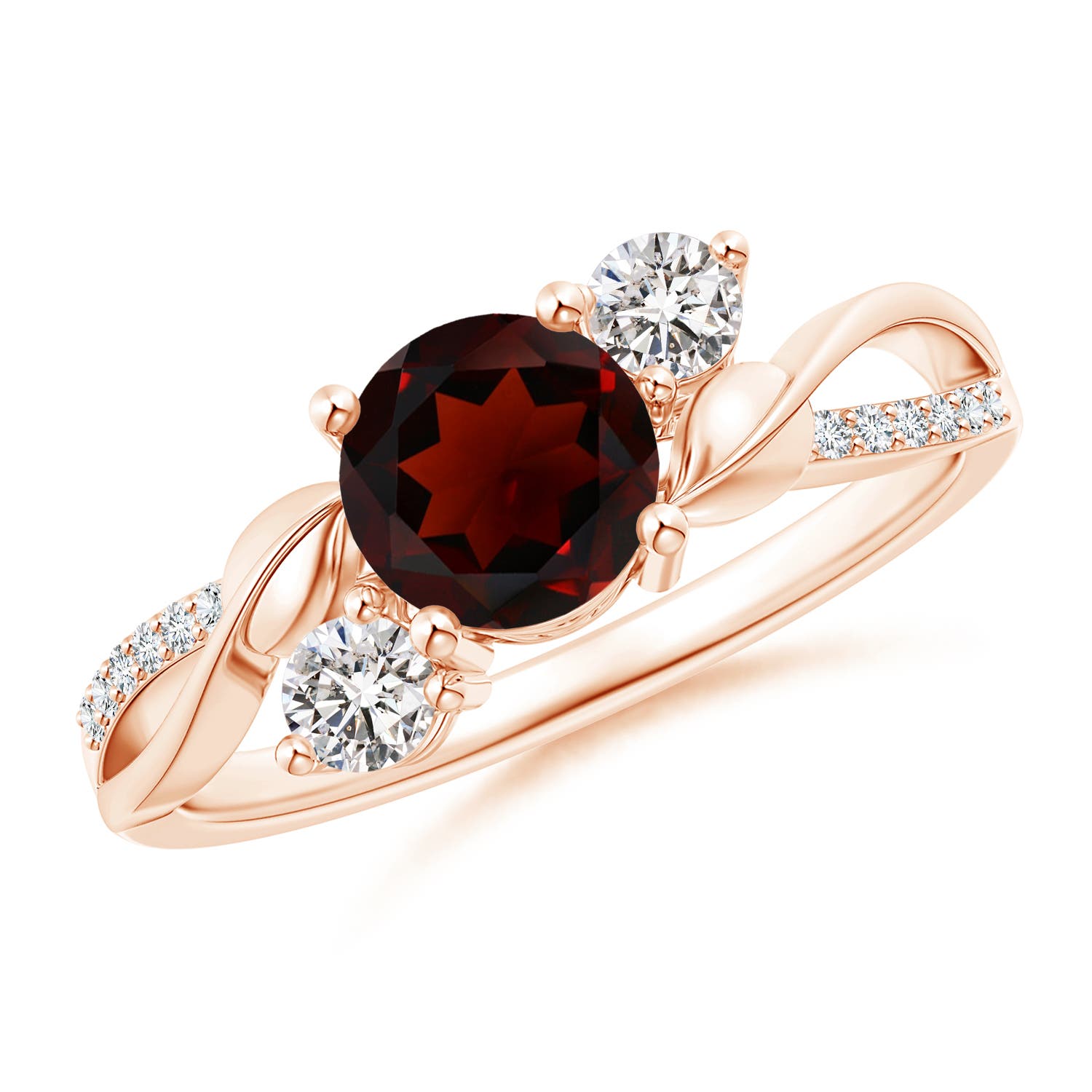 AA - Garnet / 1.27 CT / 14 KT Rose Gold