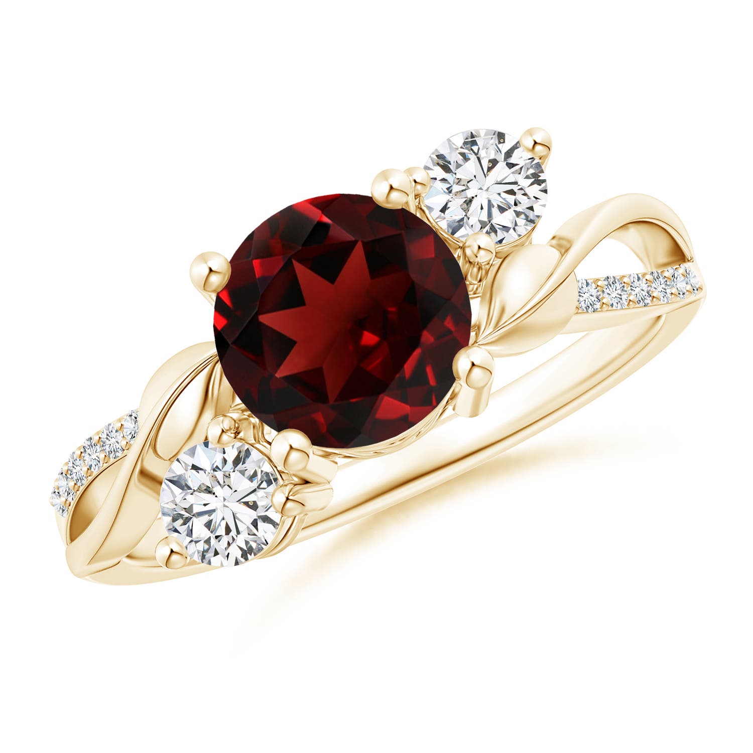 AAA - Garnet / 1.88 CT / 14 KT Yellow Gold