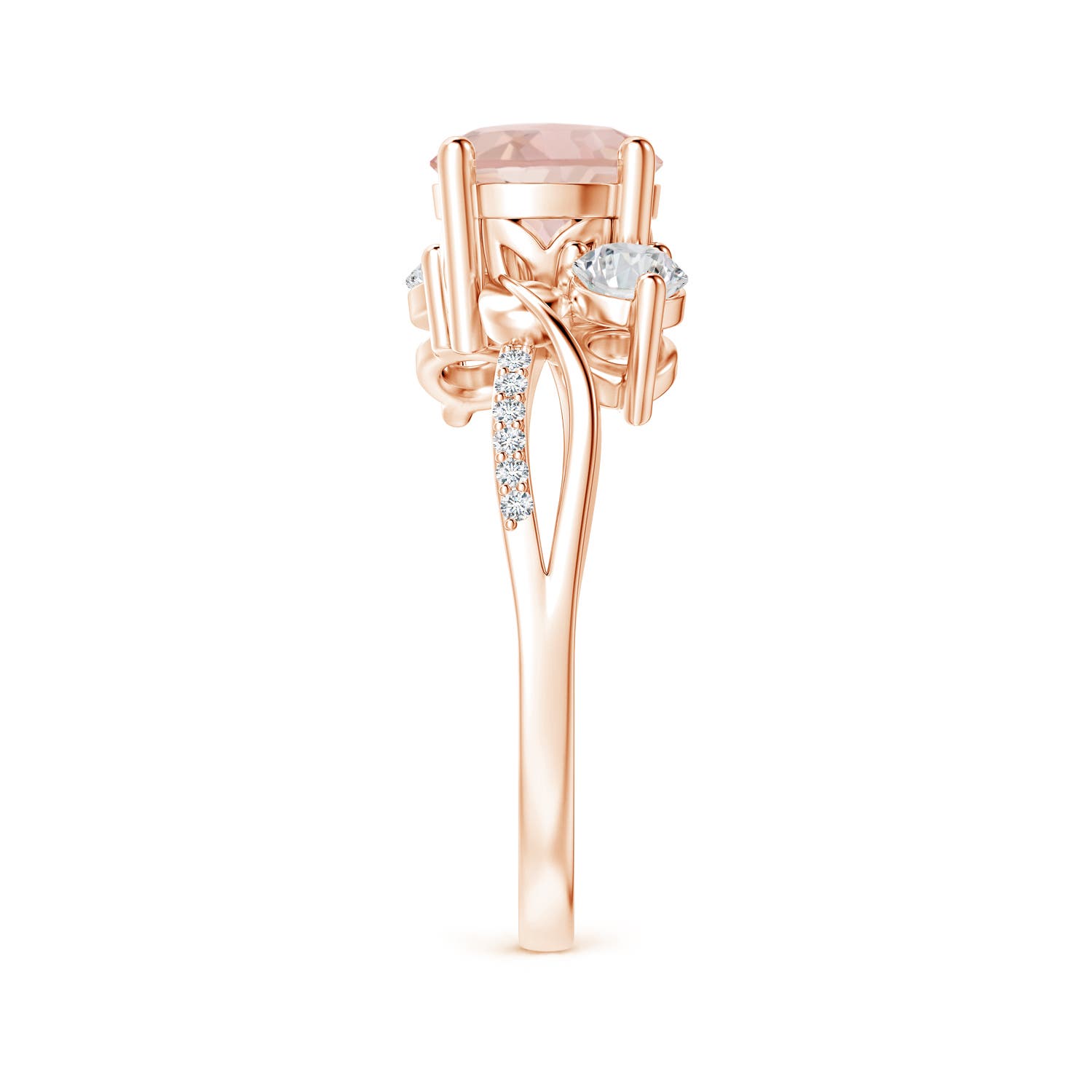 AAA - Morganite / 1.48 CT / 14 KT Rose Gold