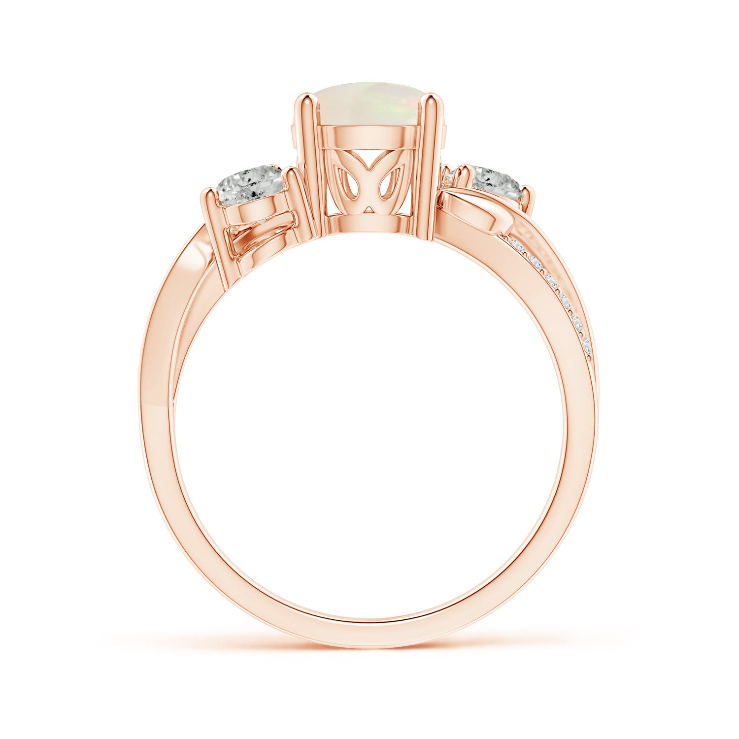 A - Opal / 1.13 CT / 14 KT Rose Gold