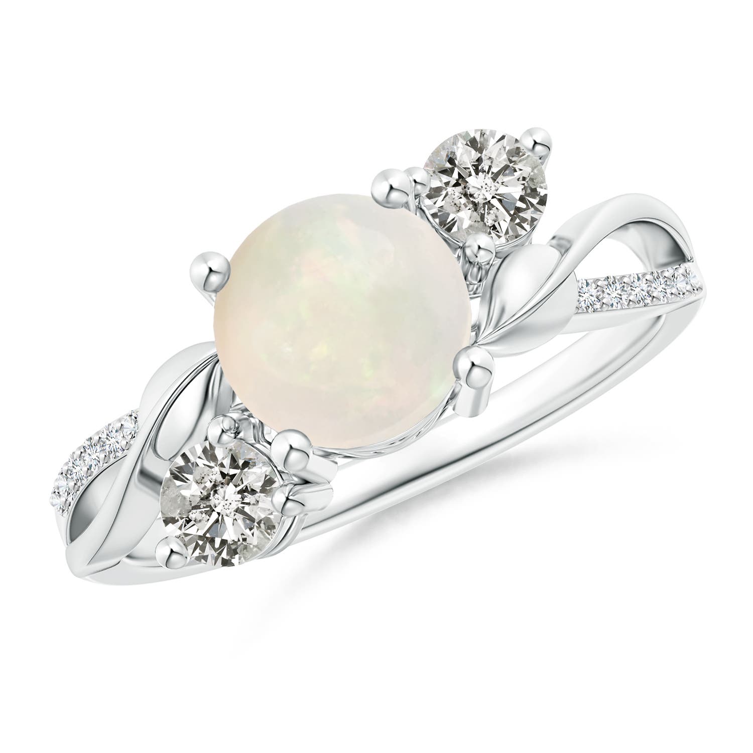 A - Opal / 1.13 CT / 14 KT White Gold