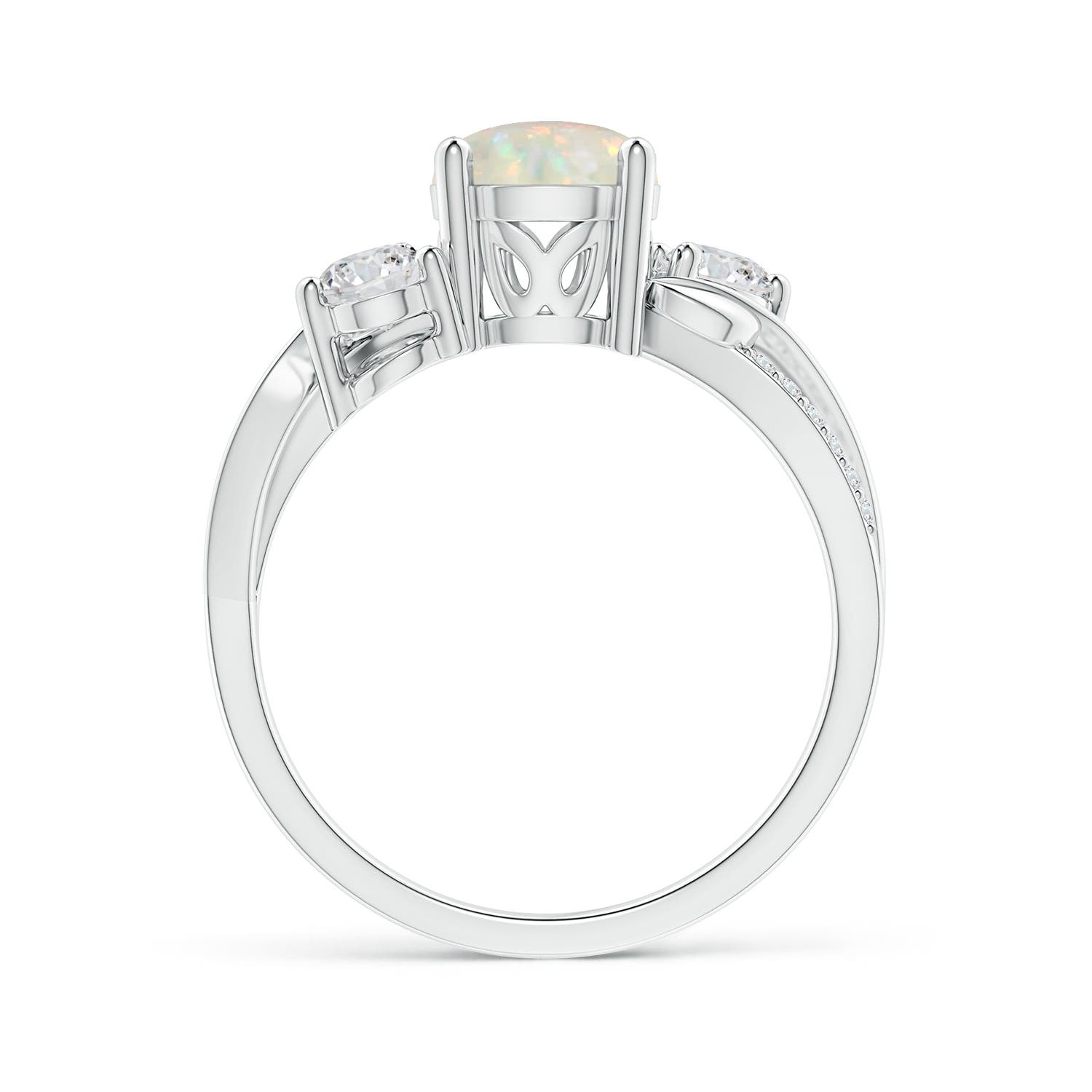 AAA - Opal / 1.13 CT / 14 KT White Gold