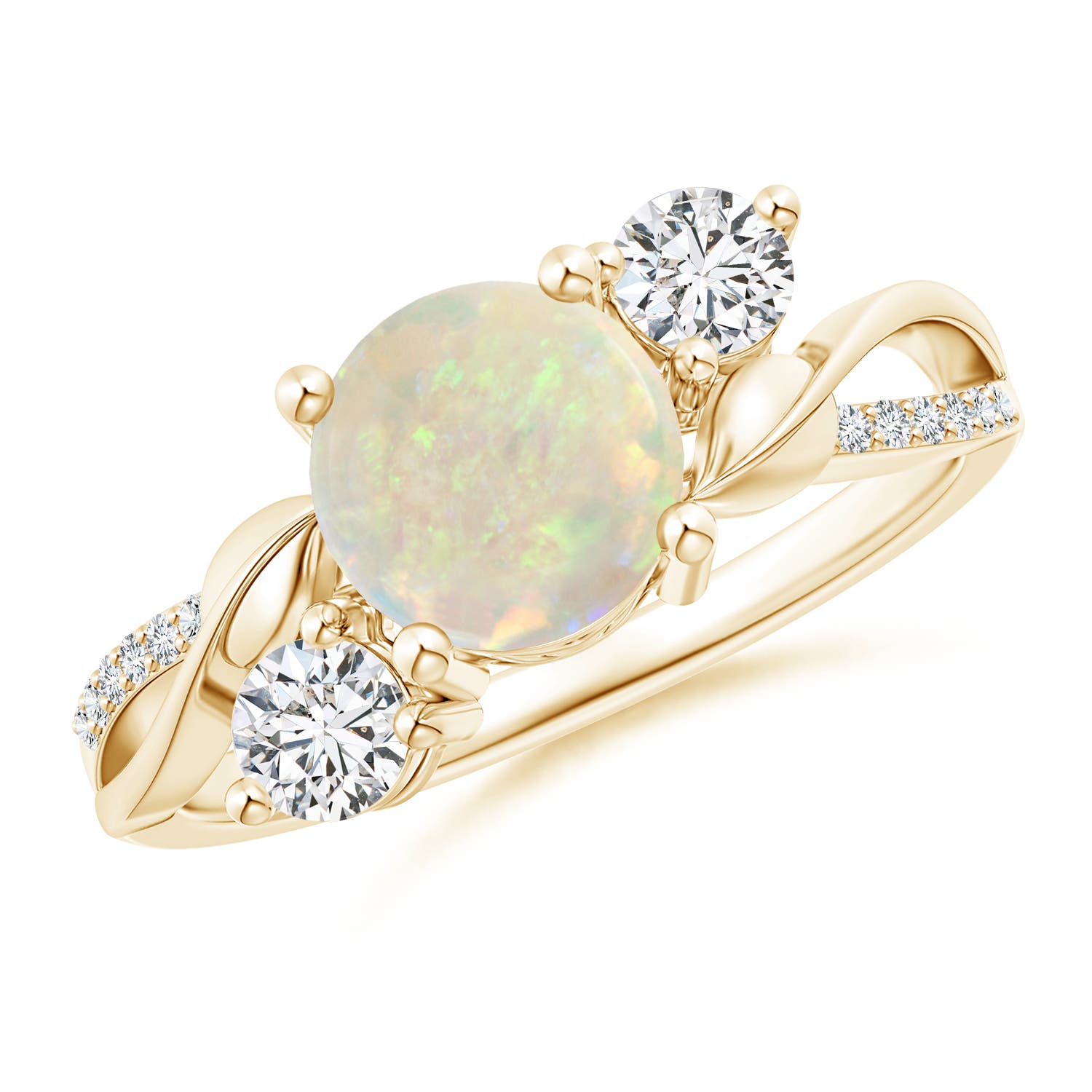 AAA - Opal / 1.13 CT / 14 KT Yellow Gold