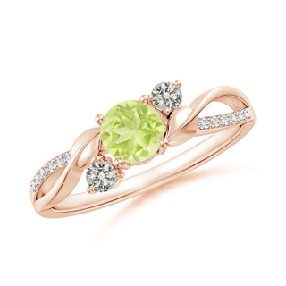 Round A Peridot