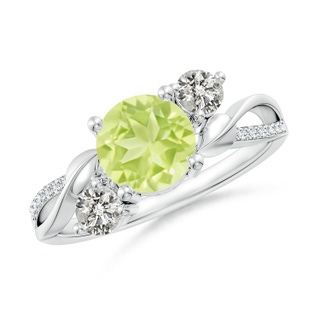 Round A Peridot