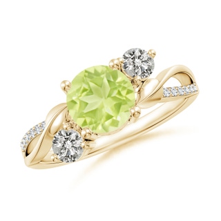 Round A Peridot
