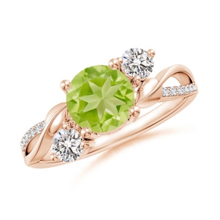 Round AA Peridot
