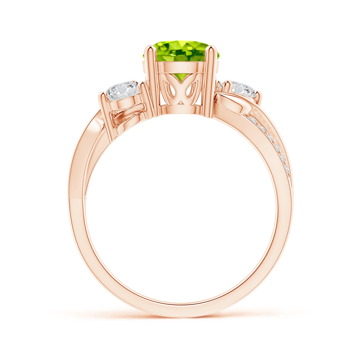 AAA - Peridot / 1.78 CT / 14 KT Rose Gold