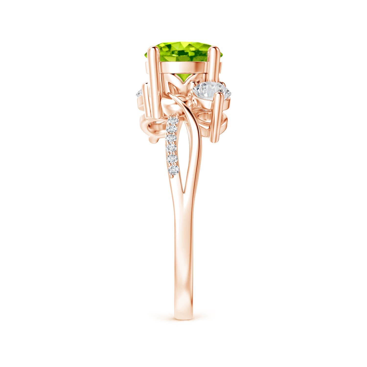 AAA - Peridot / 1.78 CT / 14 KT Rose Gold