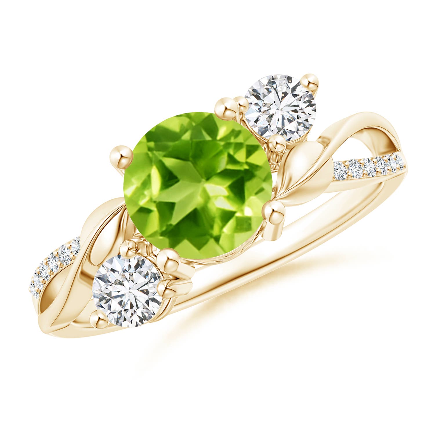 AAA - Peridot / 1.78 CT / 14 KT Yellow Gold