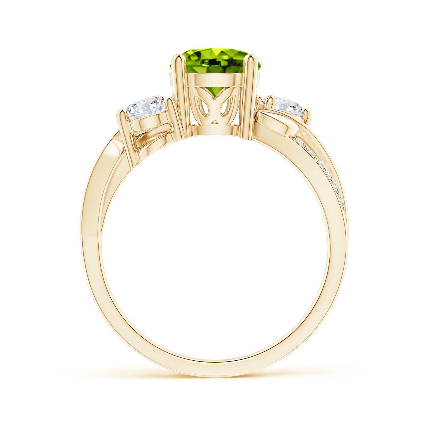 AAAA - Peridot / 1.78 CT / 14 KT Yellow Gold