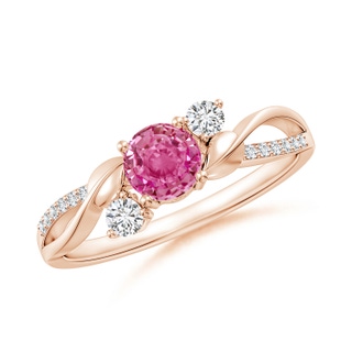 Round AAA Pink Sapphire