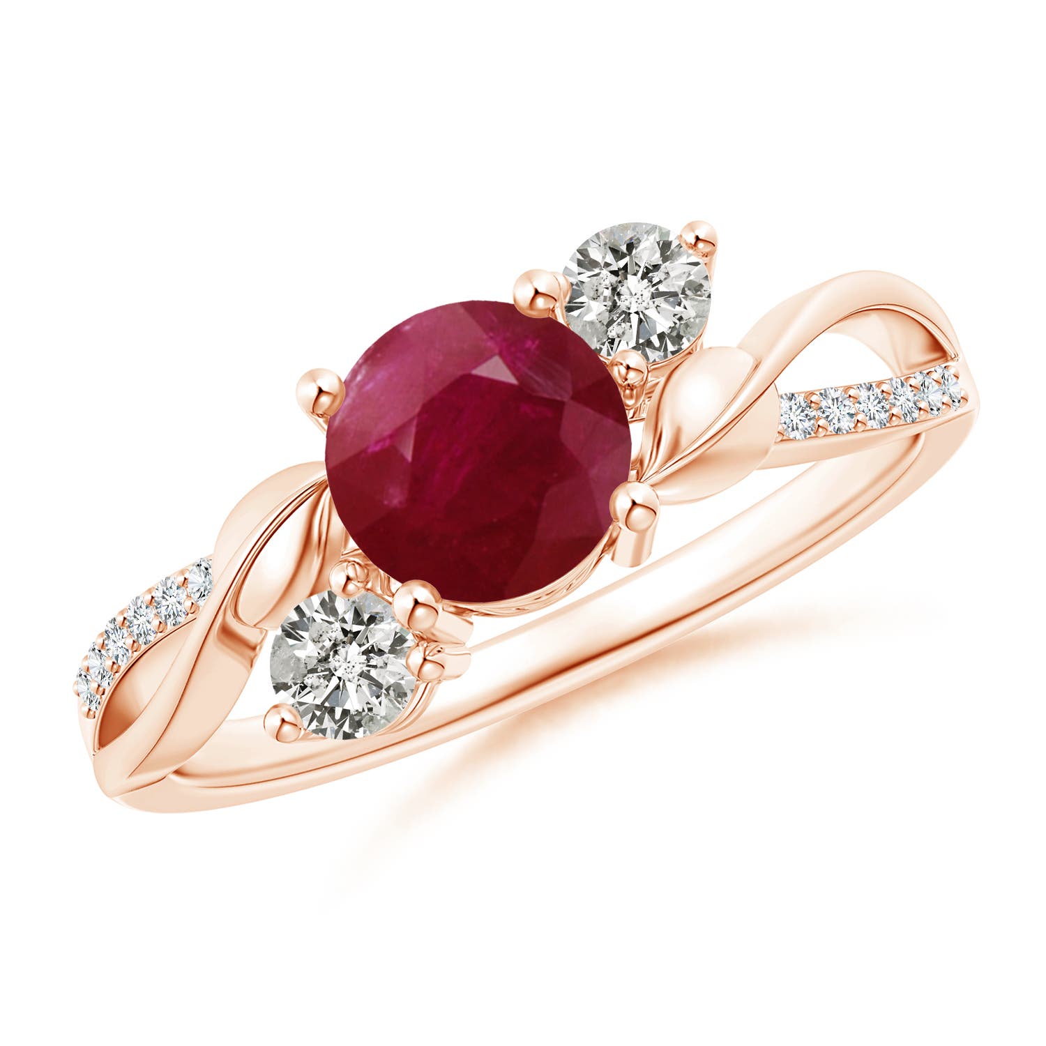 A - Ruby / 1.27 CT / 14 KT Rose Gold